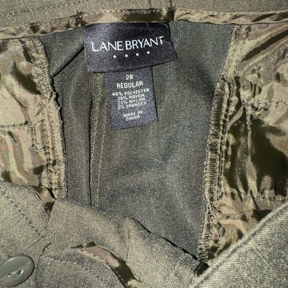 Lane Bryant Olive Green Jacket